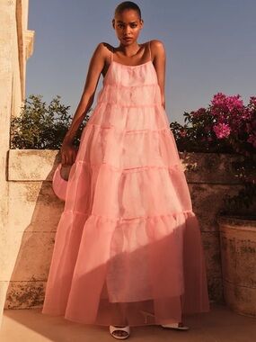 STAUD | Dresses | New Staud 90 Lacy Dandelion Organza Runway Dress |  Poshmark
